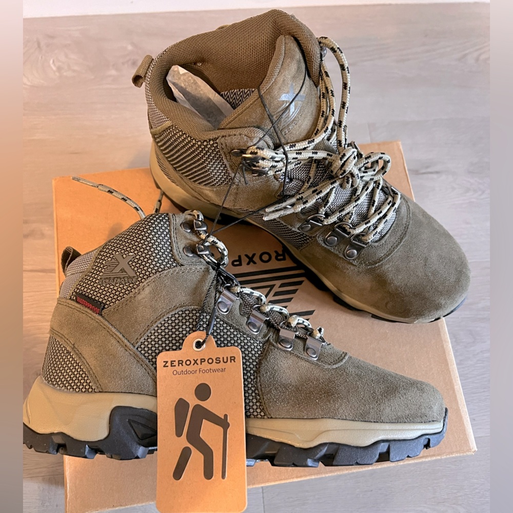 ZeroXposur Portland Mid WP Boot olive branch color outdoor activity boots